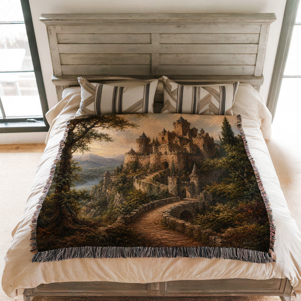 The Cliffside Stone Castle Blanket