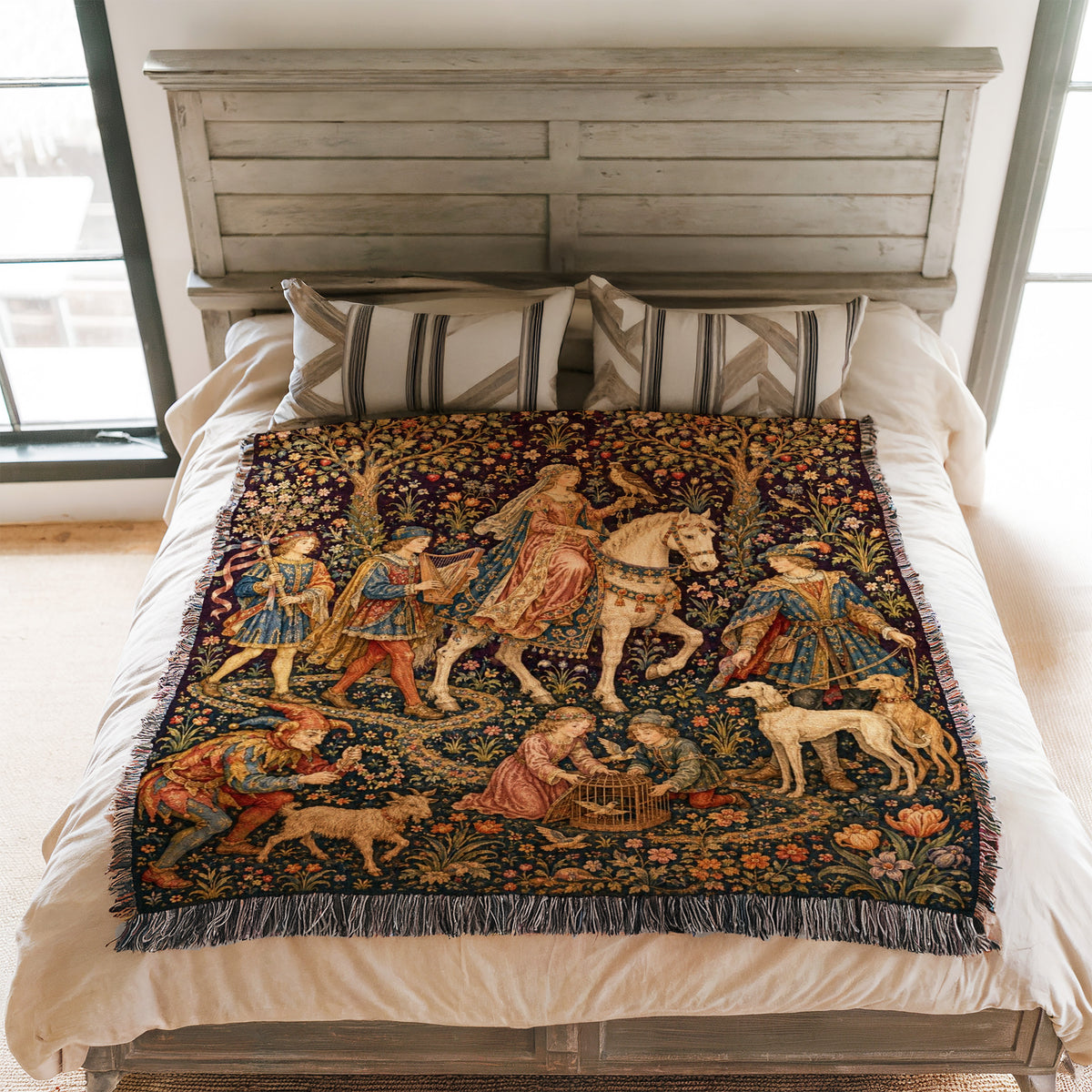 The Falconer’s Procession Blanket