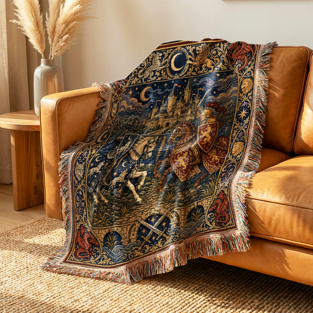 The Moonlit Tournament of Two Houses Blanket