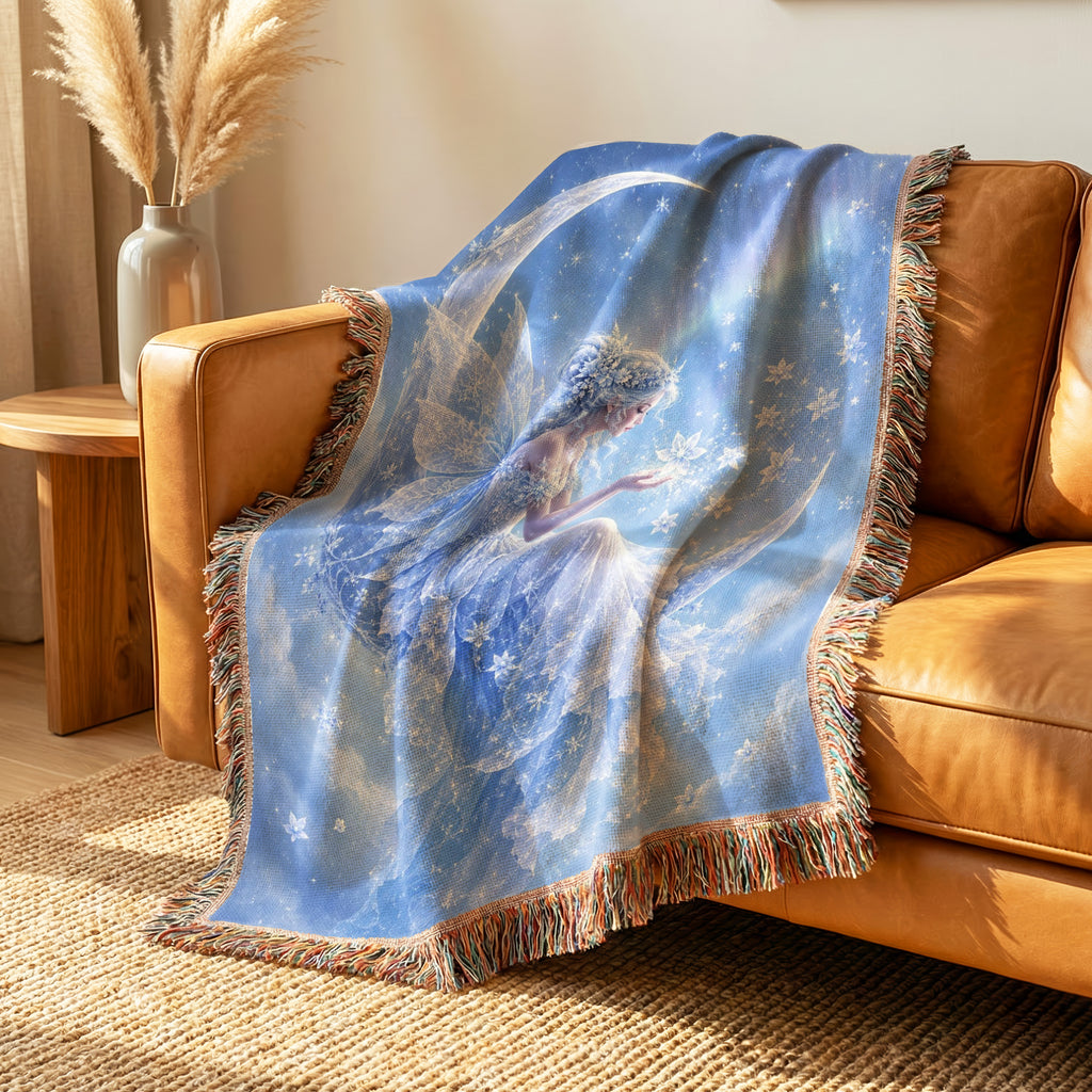 Frosted Crescent Fairy Blanket