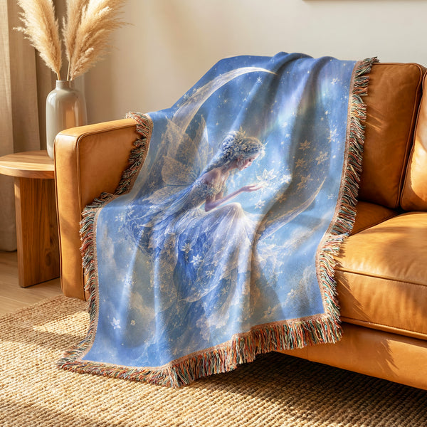 Frosted Crescent Fairy Blanket