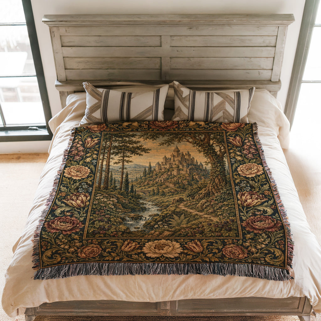 The Hidden Woodland Castle Blanket
