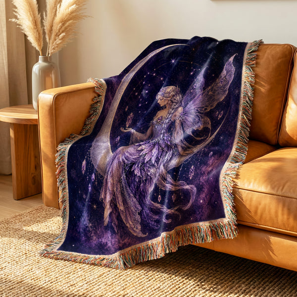 Amethyst Crescent Fairy Blanket