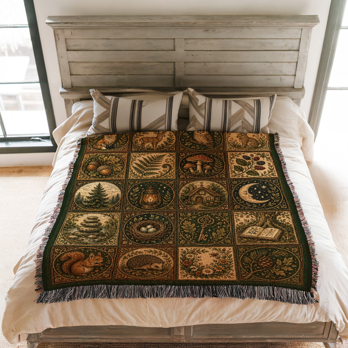 Woodland Tales Patchwork Blanket