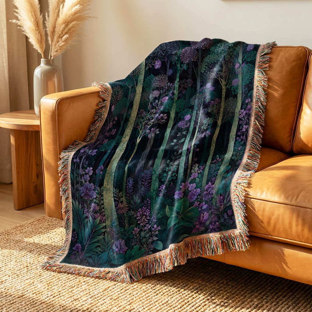 The Violet Woodland Blanket