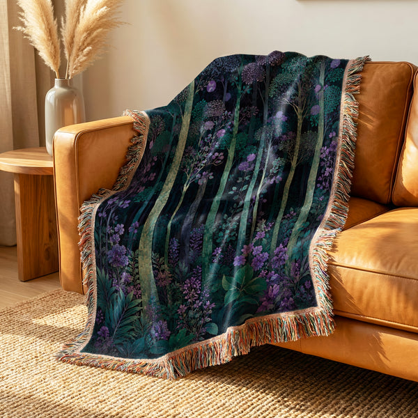 The Violet Woodland Blanket