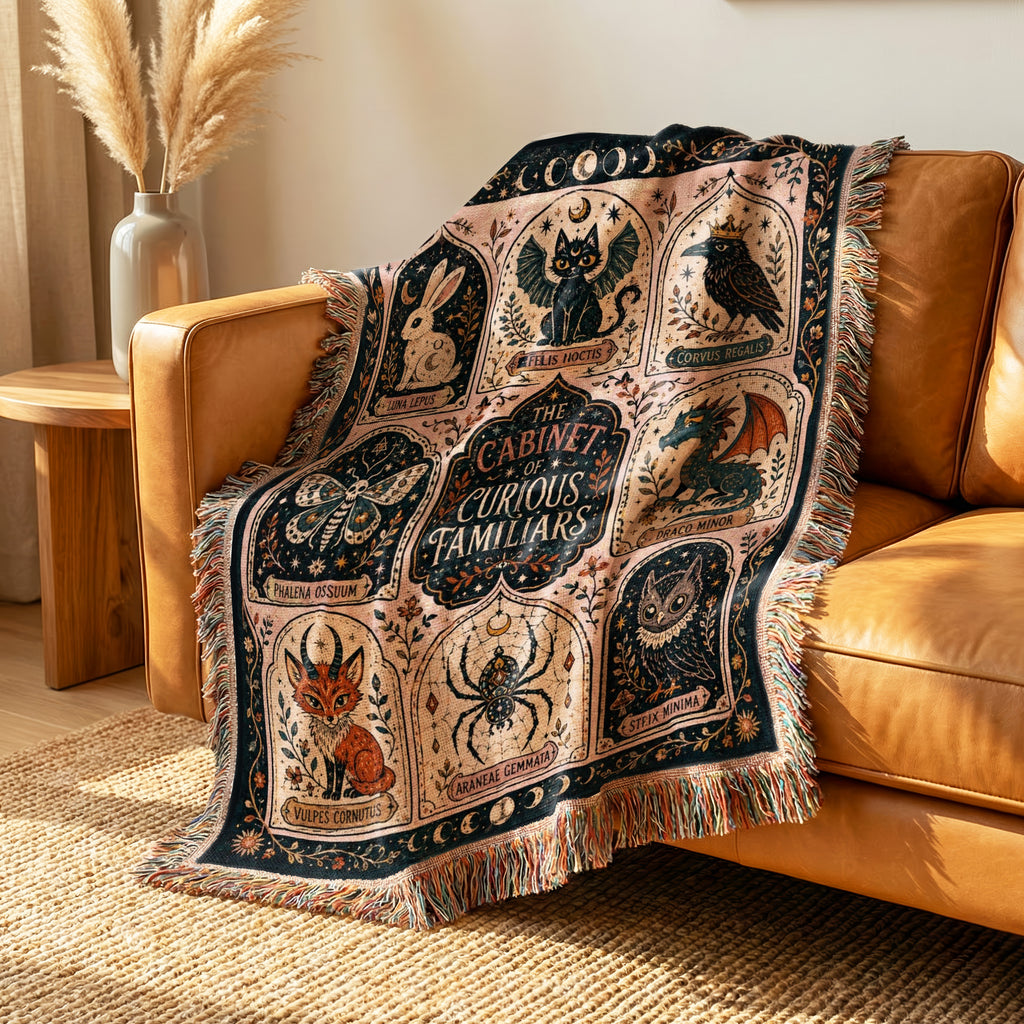 Cabinet of Curious Familiars Blanket