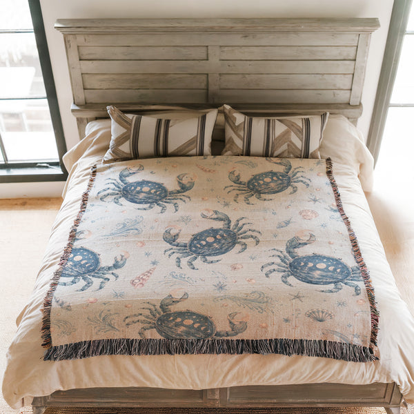 Cancer Celestial Crab Pattern Blanket
