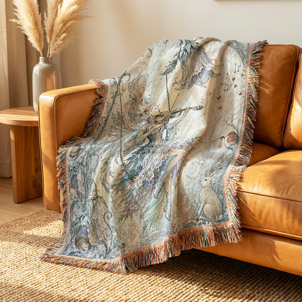 Winter Violin Fairy Blanket