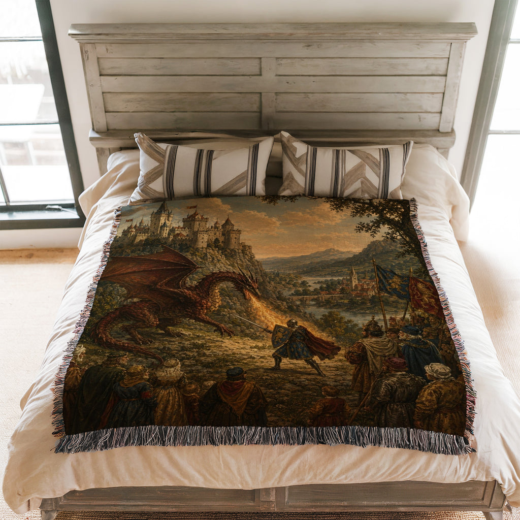 The Knight of the Ember Vale Blanket