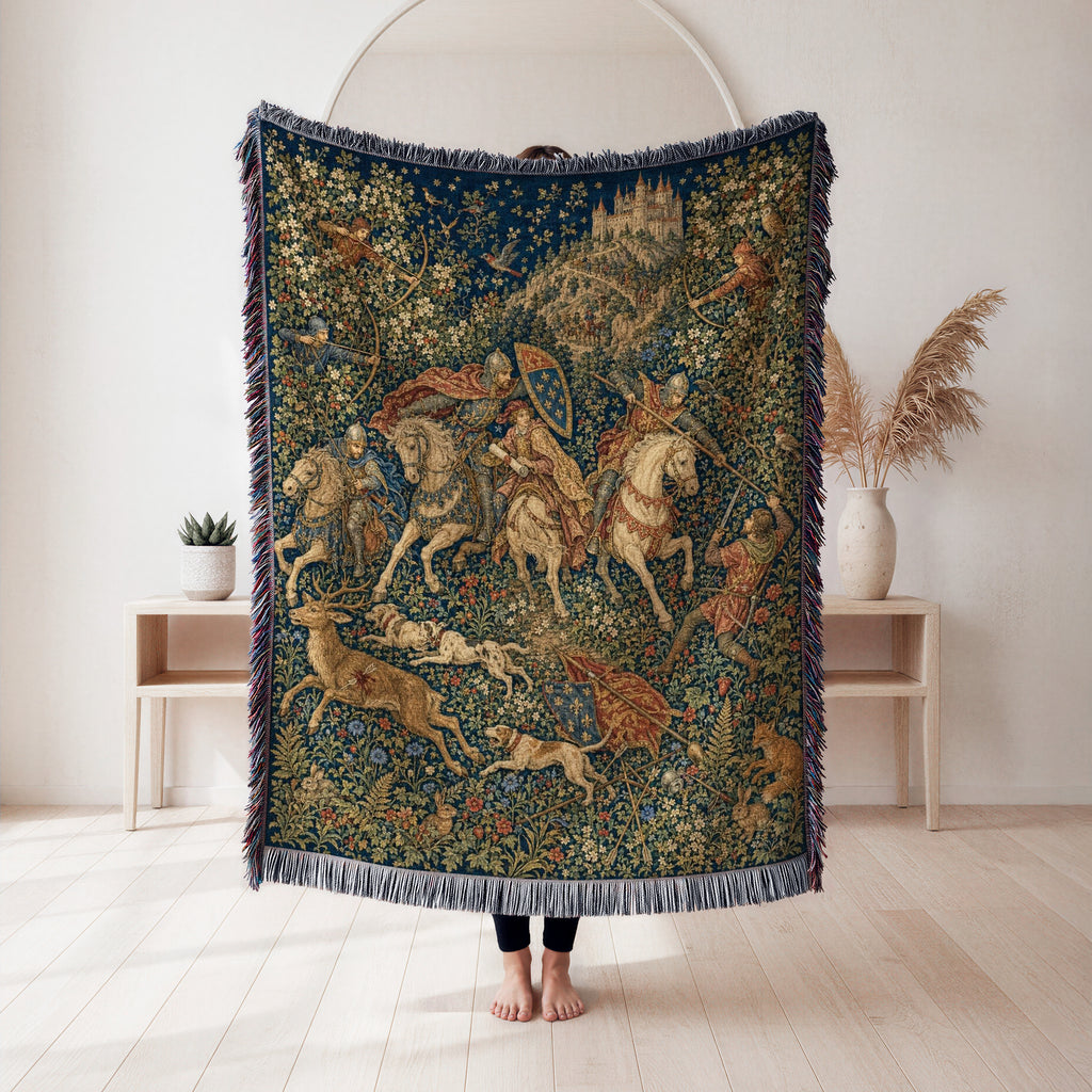 The Hunt Beneath the Hilltop Castle Blanket