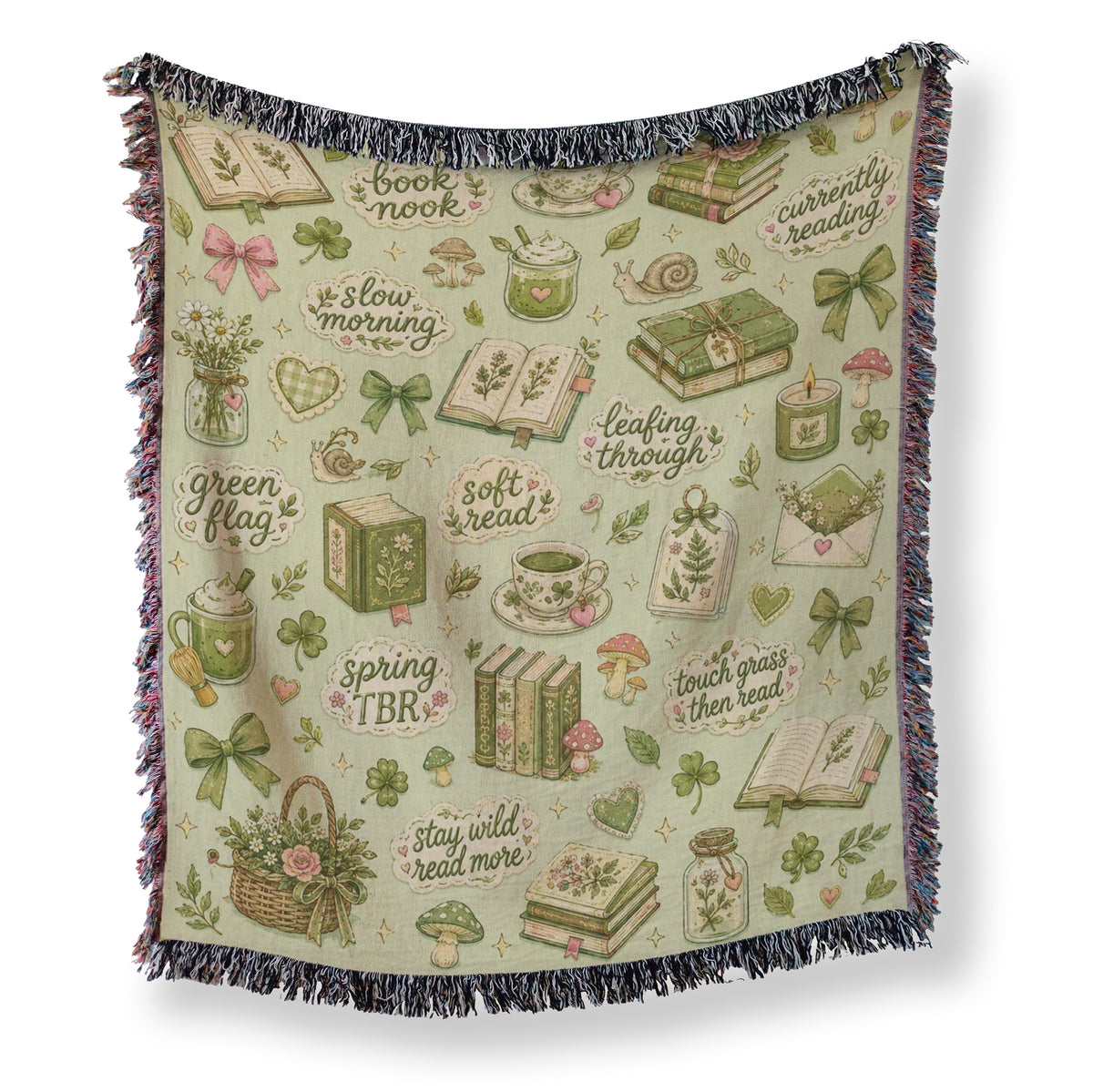 Botanical Book Nook Blanket