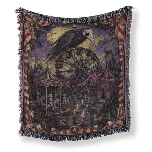 Raven's Midnight Carnival Blanket