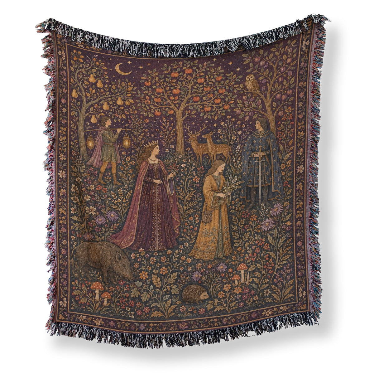 The Moonlit Orchard Court Blanket