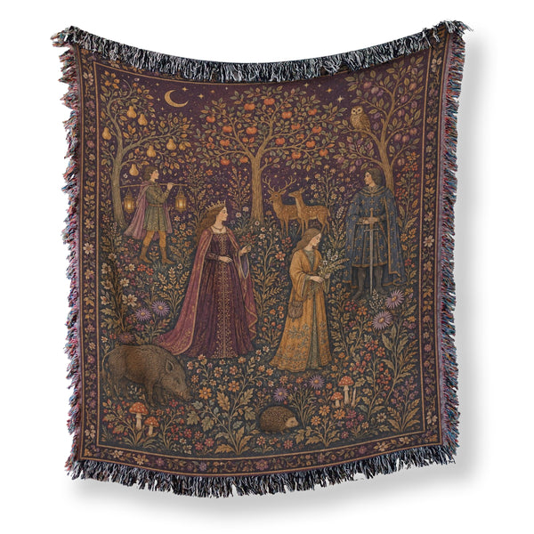 The Moonlit Orchard Court Blanket