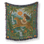 Sunlit Leopard Jungle Blanket