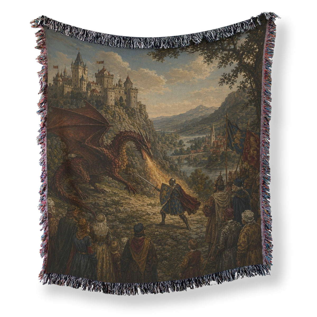 The Knight of the Ember Vale Blanket