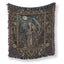 Moonlit Gargoyle Garden Blanket