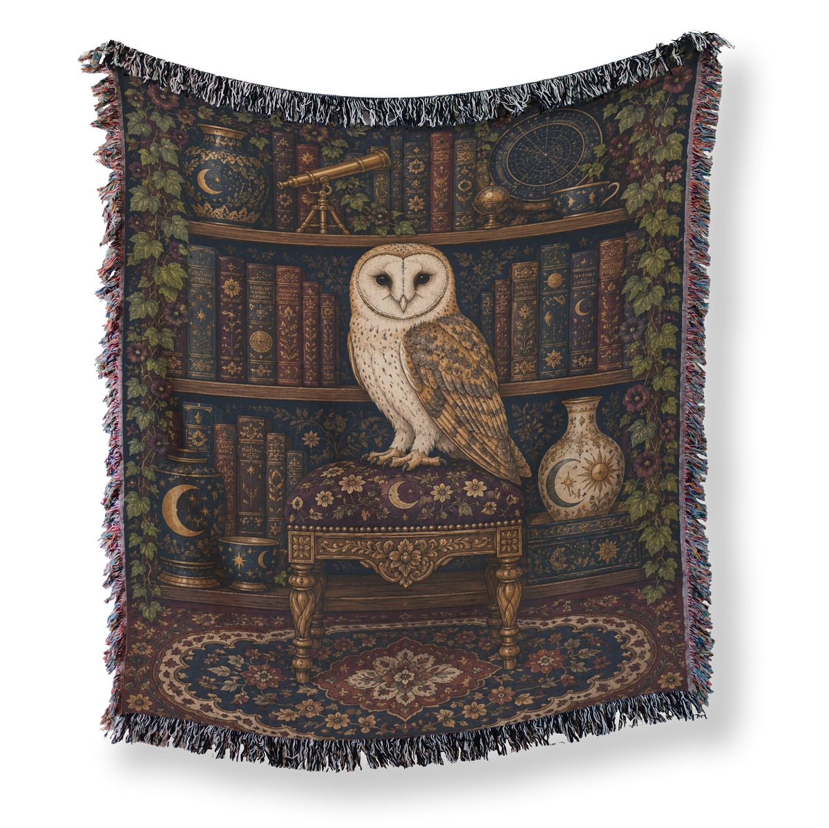 The Astronomer's Owl Library Blanket Main image