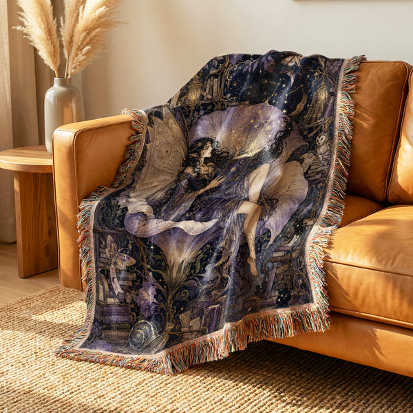 Midnight Library Fairy Blanket