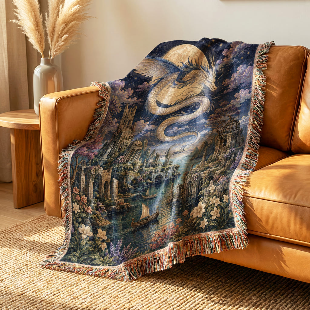 The Moon Serpent Ruins Blanket