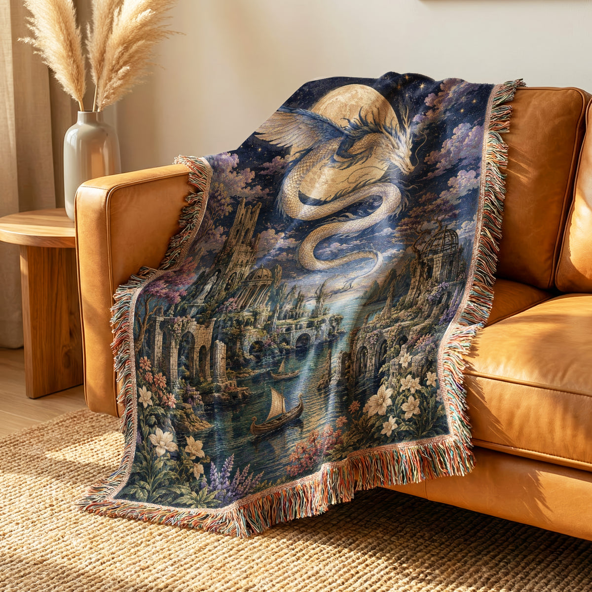 The Moon Serpent Ruins Blanket