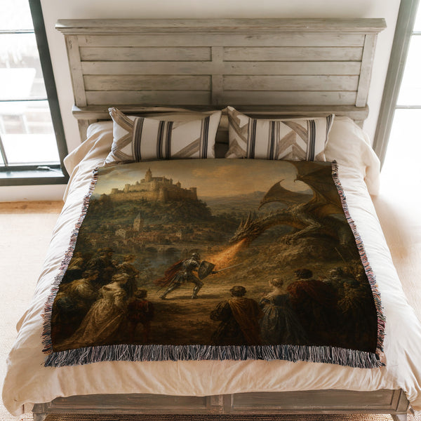 The Dragon of the Old Keep Blanket