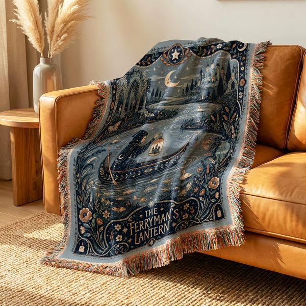 The Ferryman's Lantern Blanket