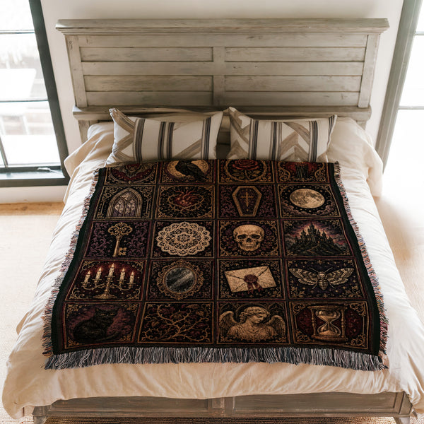 Midnight Gothic Relics Blanket