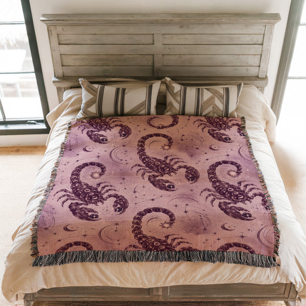 Scorpio Celestial Scorpion Pattern Blanket