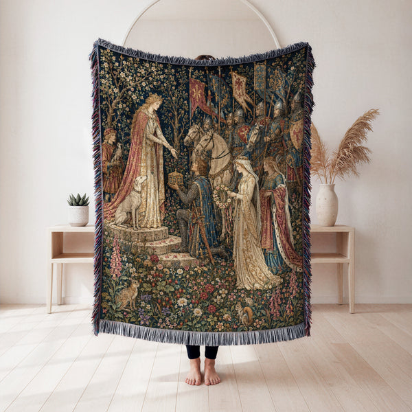 The Lady’s Courtly Tribute Blanket