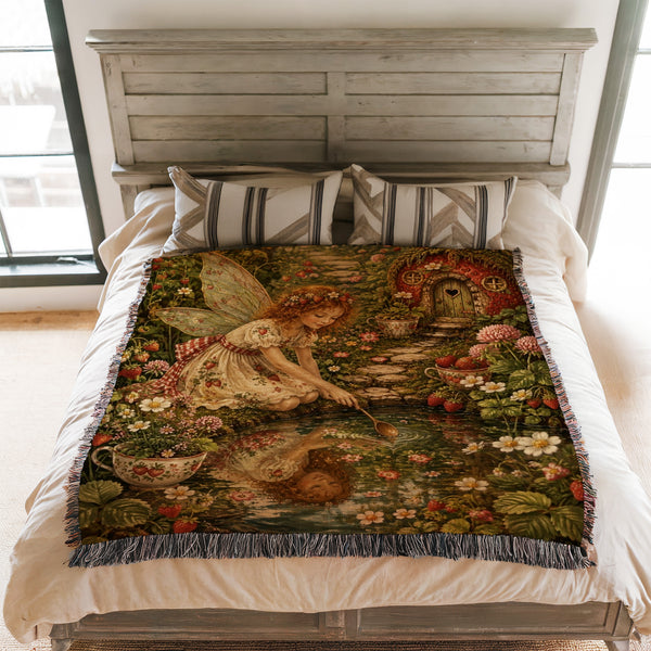 Strawberry Cottage Fairy Blanket