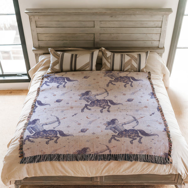 Sagittarius Celestial Archer Pattern Blanket