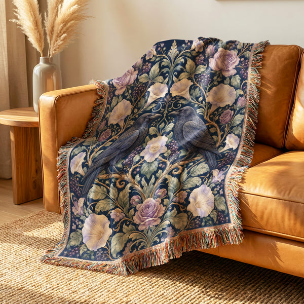 Raven & Rose Garden Blanket