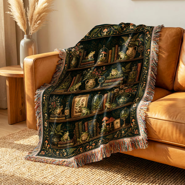 Enchanted Frog Library Blanket