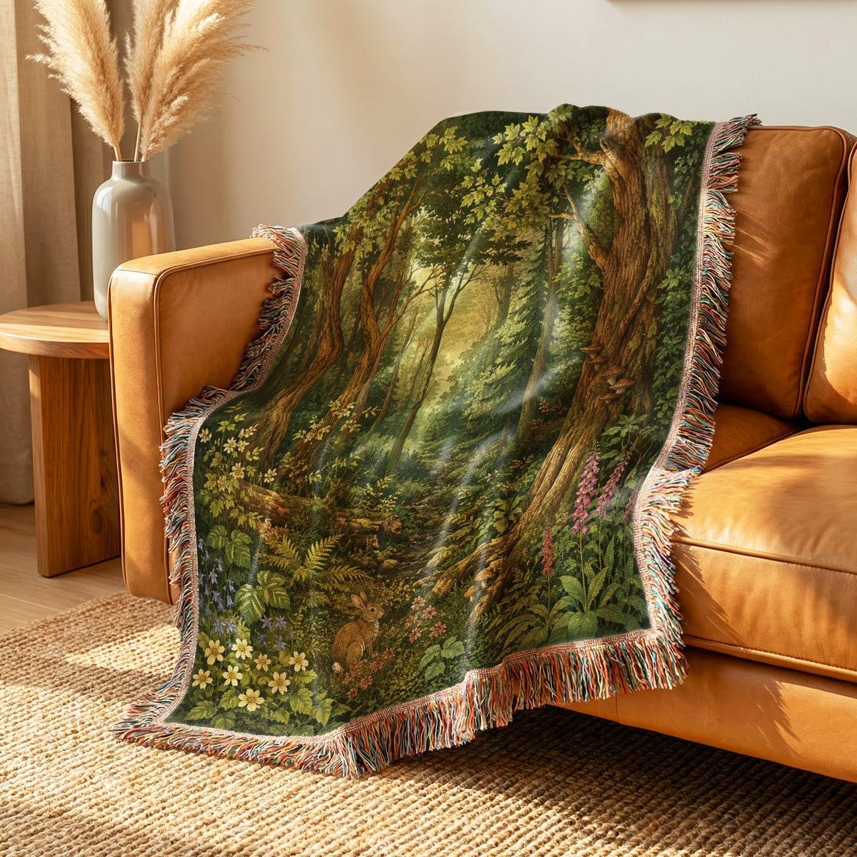 The Woodland Hare Blanket