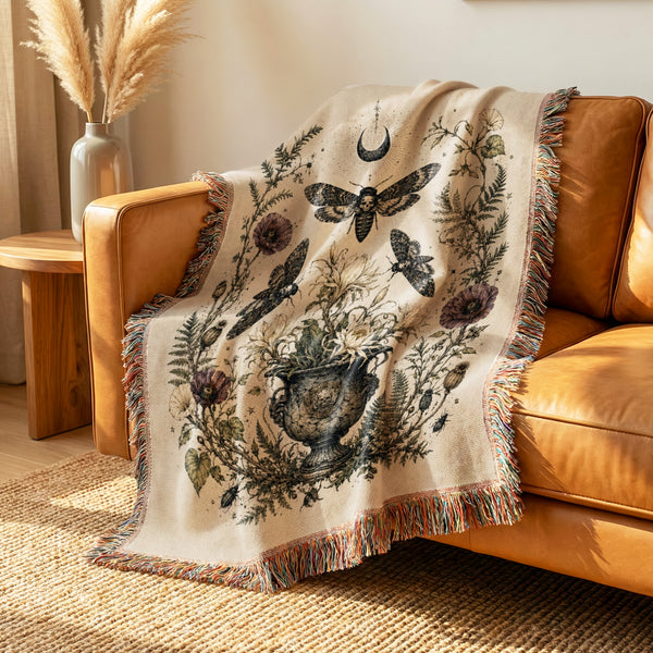 Death's-Head Moth Garden Blanket
