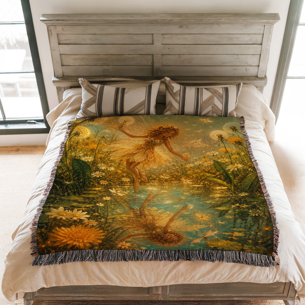 Dandelion Meadow Fairy Blanket