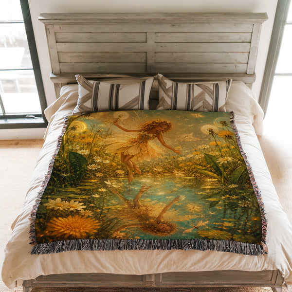 Dandelion Meadow Fairy Blanket
