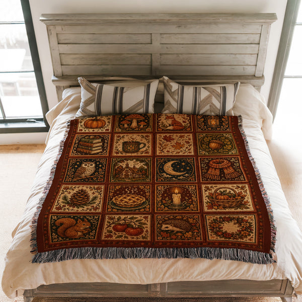 Autumn Tales Patchwork Blanket