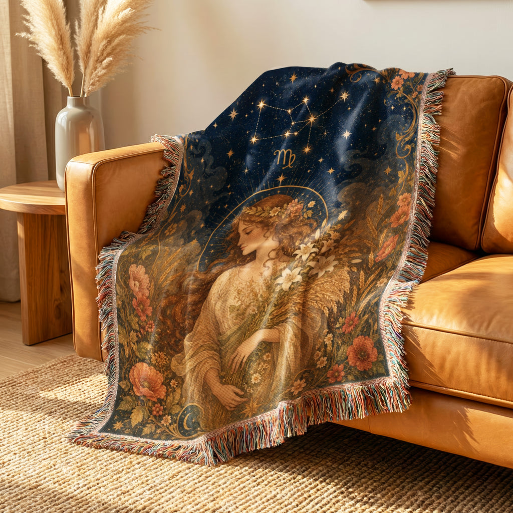 Virgo Harvest Maiden Blanket