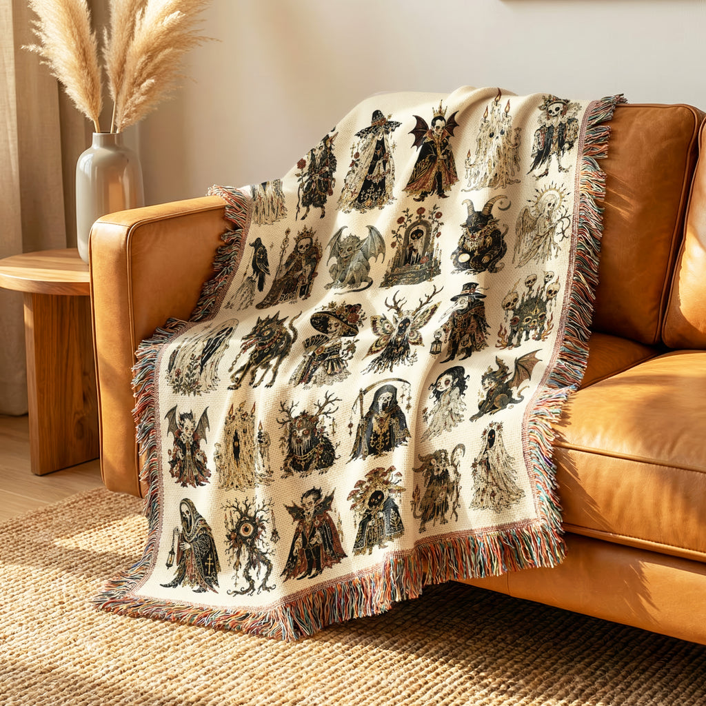 Haunted Gothic Bestiary Blanket