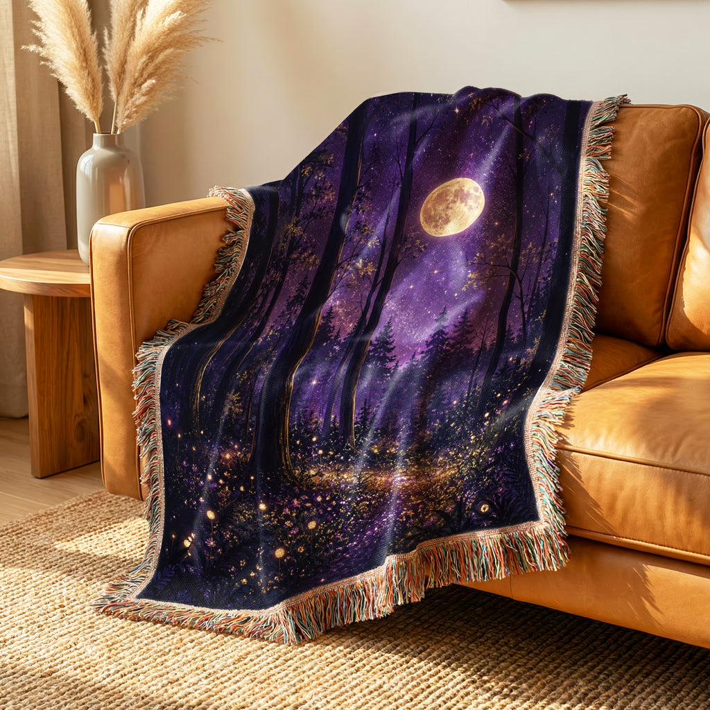 Moonlit Fairy Path Blanket
