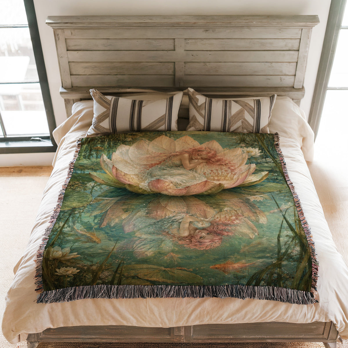 Sleeping Water Lily Fairy Blanket