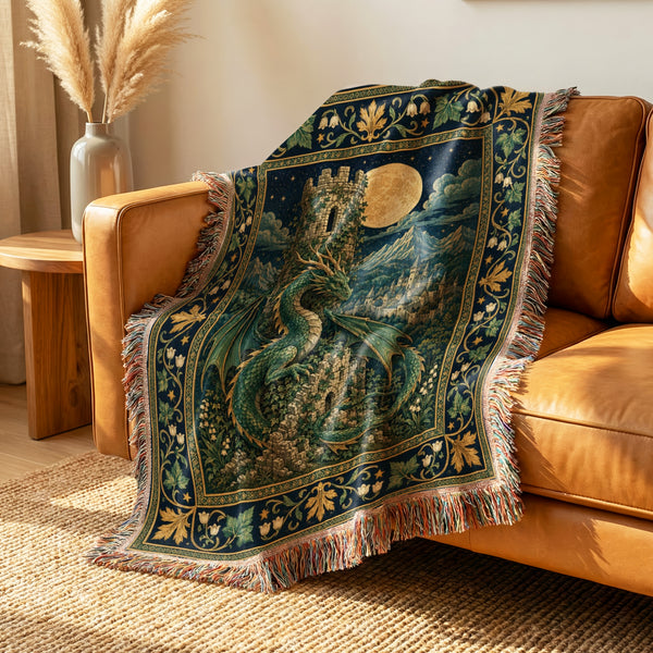 The Moonwatch Tower Dragon Blanket