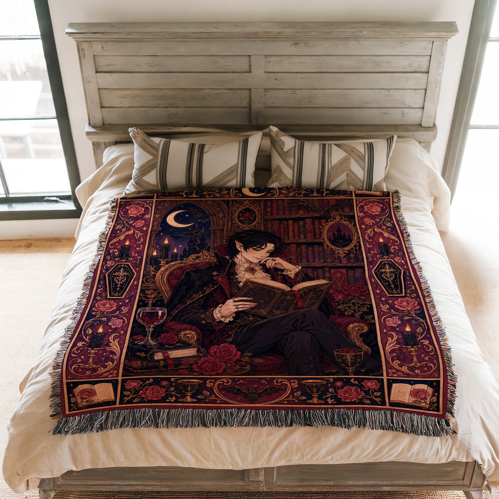 Midnight Vampire Reader Blanket