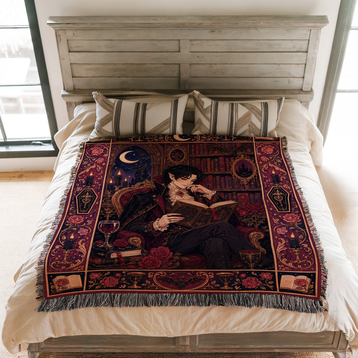 Midnight Vampire Reader Blanket