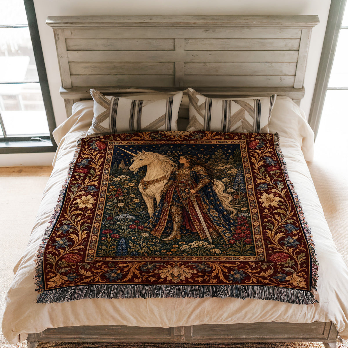 The Lady of the White Steed Blanket