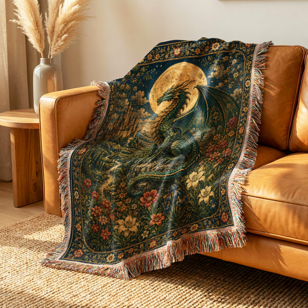 The Dragon of the Moonlit Vale Blanket