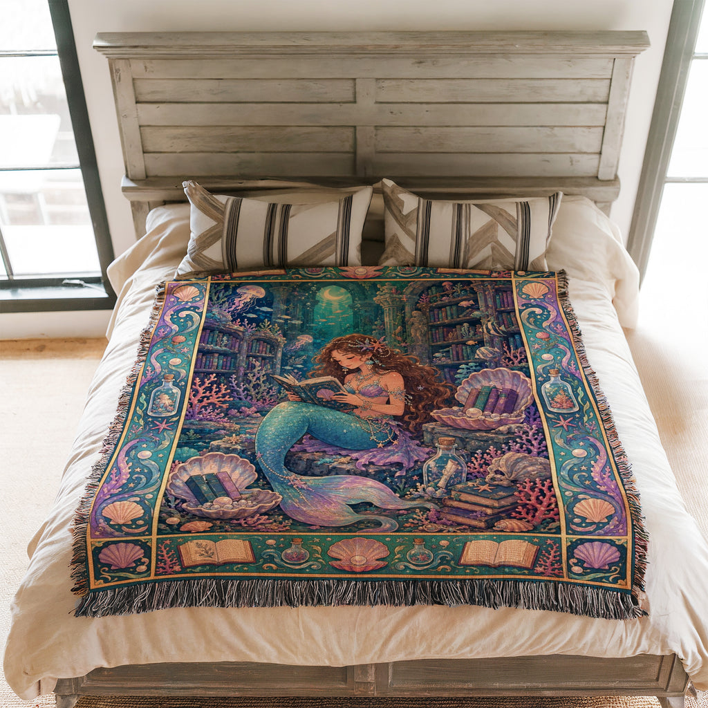 Mermaid's Secret Library Blanket